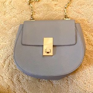 Grey shoulder purse